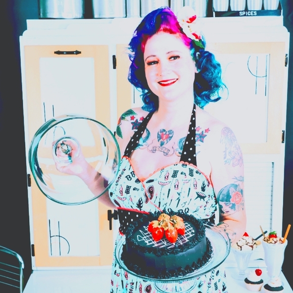 Sourpuss *L* Rockin BBQ pin-up dress - Picture 4 of 5